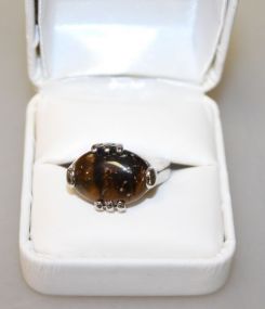 Large Tiger Eye RIng