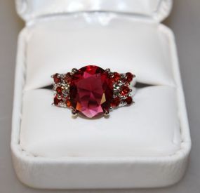 6ct Garnet Ring