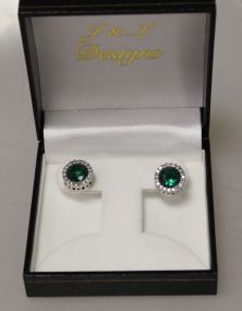Large Emerald Earrings