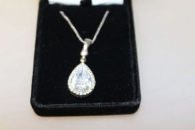 White Sapphire Necklace