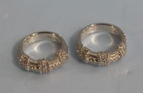 Pair of Judith Ripka Bands