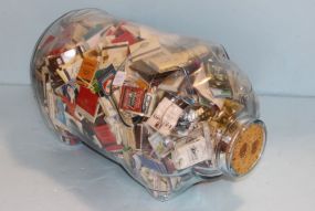 Large Glass Pig Full of Match Books