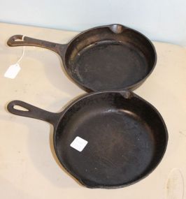 Two Small Cast Iron Skillets