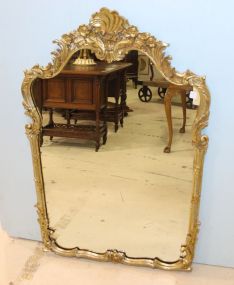LaBarge Mirror in Silver and Gold Gilt Frame