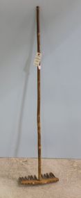 Small Primitive Wooden Rake