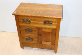 Oak Washstand Base