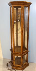 Oak Curio Cabinet