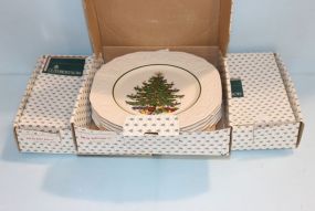 Set of Eighteen Cuthbertson Christmas Dinner Plates