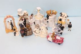 Seventeen Bride and Groom Figurines