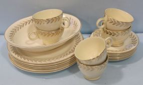 Knowles Gold Leaf Dish Set