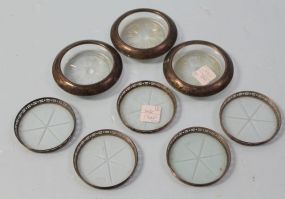 Sterling Rimmed Coasters