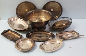 Group Lot of Miscellaneous Silver Plate