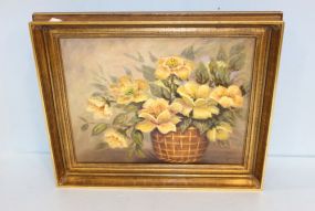 Virginia Luane Erchal Oil Painting of Flowers