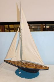 Large Scooner Model Ship