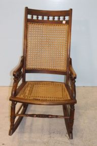 Cane Seat and Back Rocker