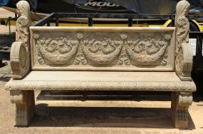 Classical Design Concrete Bench