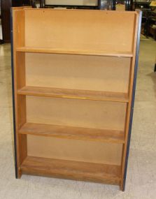 A Frame Four Shelf Bookcase  with Double Sided Shelving
