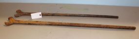 Pair of Railroad Wrenches