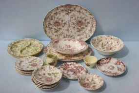 Collection of Chintz Patterned China