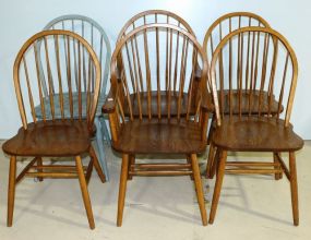 Set of Six Windsor Style Chairs