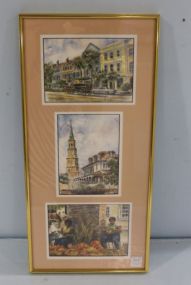 Charleston South Carolina Framed Prints by Joann Davis Handsigned Matted and Framed