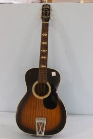 1960's Harmony Stella Acoustic Guitar