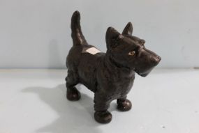 Reproduction Cast Iron Terrier Dog