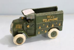 Reproduction Cast Iron Bell Telephone Truck