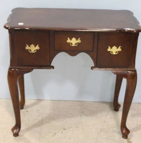 Mahogany Low Boy Console Table