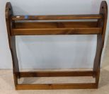 Oak Quilt Rack