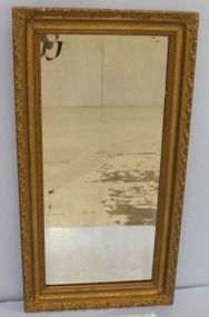 Vintage Gold Rectangular Mirror