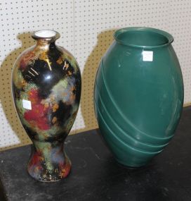 Two Individually Decorative Vases