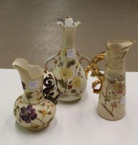 Porcelain Ewers and Vase