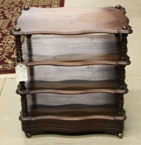 Rosewood Four Shelf Stand