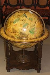Hand Painted Globe