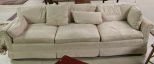 White, Three Cushion Sofa