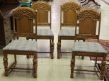 Set of Four, Oak Dining Chairs