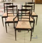 Set of Five English Chairs
