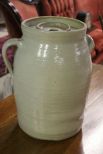 Pottery Churn with Lid and Handle