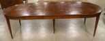 Oval Dining Table with Three Leaves