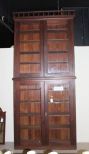 Eleven Foot Tall Two Piece Bookcase