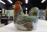 Porcelain Rooster on Nest