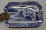 Small Blue and White Tray