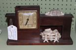 United Electric Clock with Fireplace