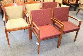 Five Office Arm Chairs