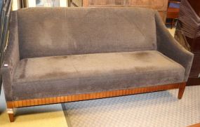 HBF Charlie Sofa with Fluted Wood Base