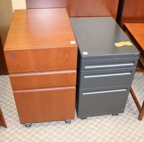 Two Rolling File Cabinets