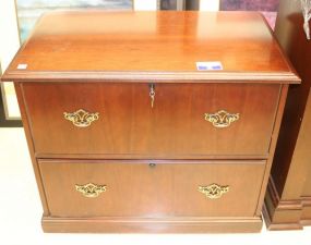 Two Drawer Office Wood File Cabinet