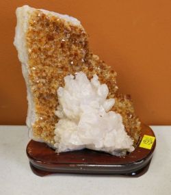 Geode Crystal on Decorative Fitted Stand
