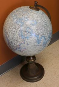 Globe on Wooden Stand